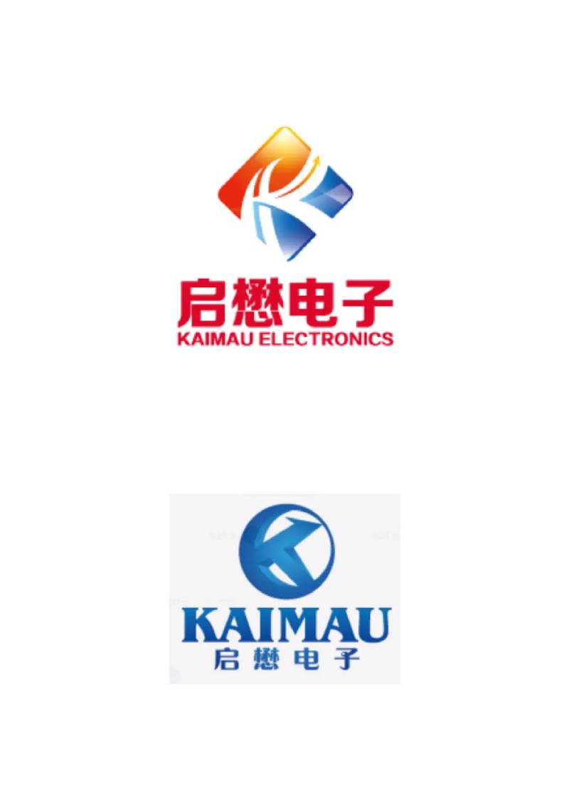 藍橙交織，圓融科技——電子科技公司企業商標標志設計解析
